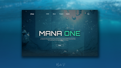 Mana One 3d app branding design graphic design typography ui ux web webdesign webdeveloping website