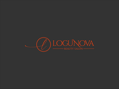 Logunova Beauty salon branding design graphic design icon illustration illustrator logo typography