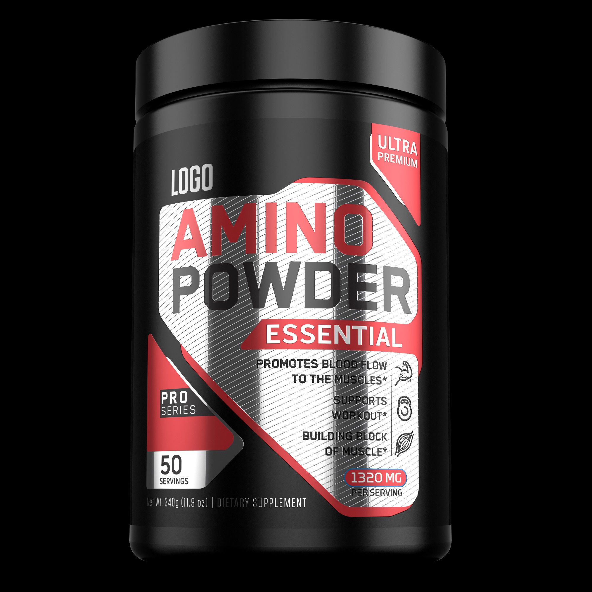 Example of Amino Acids label concept aug 2022 (available)