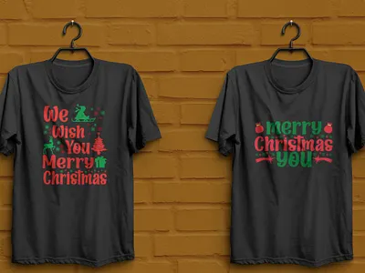 Merry Christmas T-shirt Design design graphic design merry christmas merry christmas t shirt design t shirt