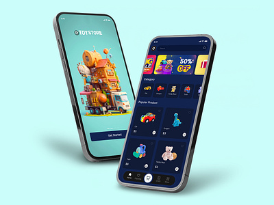 Toy Store App UI colorful app ecommerce mobile app toy app toy store app toy ui toy ux ui
