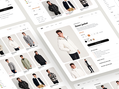 E-commerce | Online clothing store brand clothing e commerce ecommerce website fashion store landing marketplace online store platform product page shop shopping shopping cart store ui design uiux web web design website website design