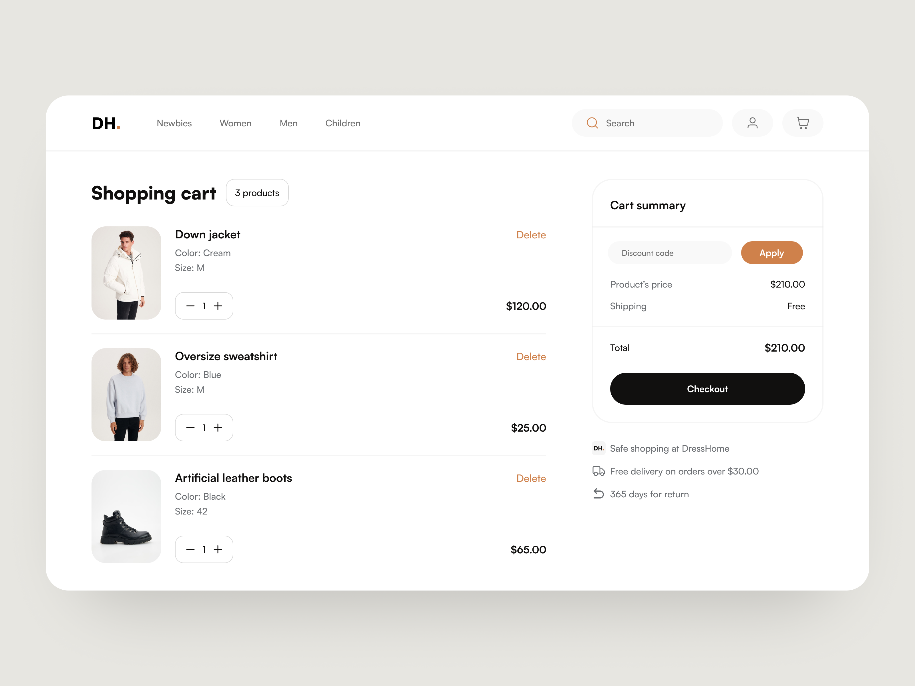 Example of Landing Page: Web Design