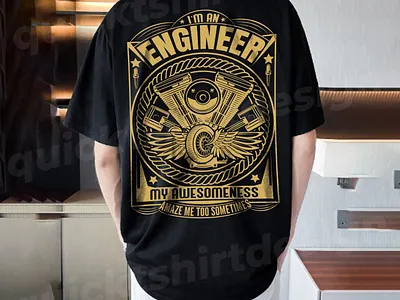 Motor Cycle Engineer t shirt Design appeal design bike engineer design engineer engineer design graphic design illustration motor cycle print on demand t shi t shirt vector graphics