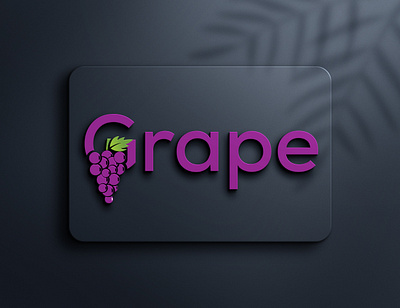 Grape Logo Design branding business logo creative logo design flat logo grapelogo grapelogodesign logo logo design branding modern logo