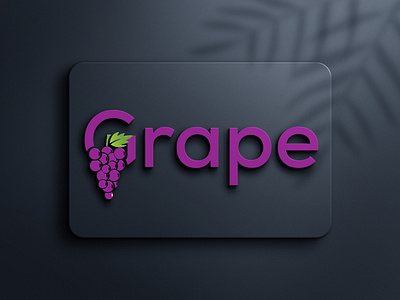 Grape Logo Design branding business logo creative logo design flat logo grapelogo grapelogodesign logo logo design branding modern logo