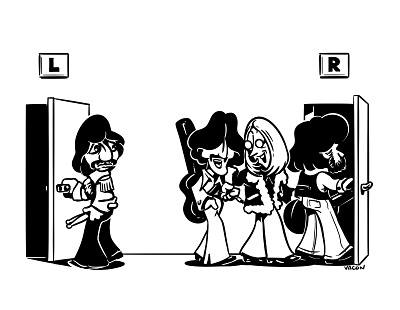 Left Channel beatles bw character design comic comics digital illustration procreate ringo webcomic