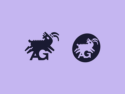 Angry Goat branding icon logo