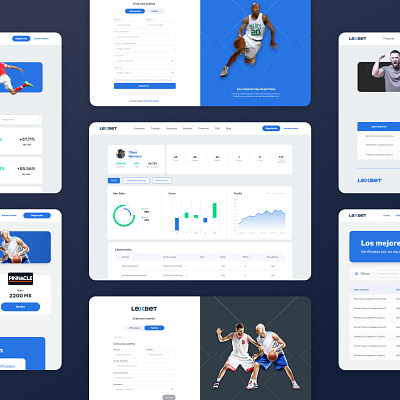 Lexbet: sports prediction platforms design ui user experience ux