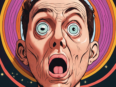 Hypnotized Man Starring 3d 3d design designing graphic design illustration logo motion graphics photoshop profile picture