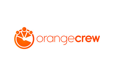 OrangeCrew - Logo Design brand company logo crew logo logo logo design members logo o logo oc logo orange crew orange logo