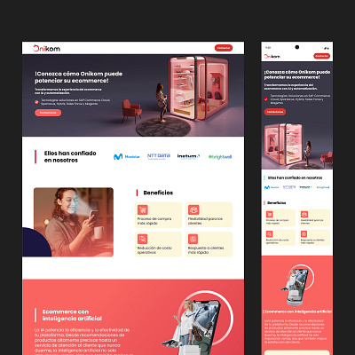 Website to sell the ecommerce development service design ui user experience ux