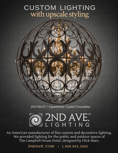 2nd Ave Lighting - Magazine Ad