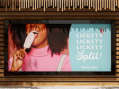 Lickety Split Rebrand bahamas bahamian designer billboard design brand design brand identity branding deli deli cafe branding deli cafe logo design graphic design ice cream ice cream branding ice cream logo illustration logo mockups