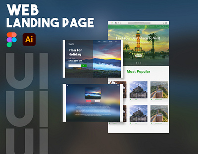 Web landing page Design graphic design ui ux web web design website