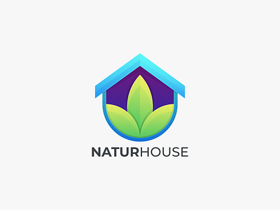 NATUR HOUSE branding design graphic design icon logo natur house coloring natur house logo