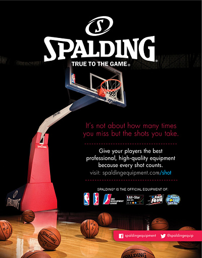 Spalding - Shots you take. basketball