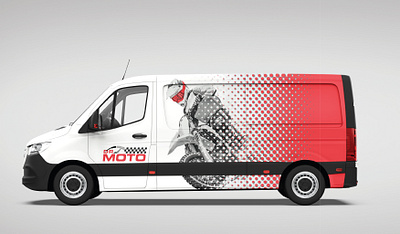 Dr Moto - LDV Wrap branding graphic design logo