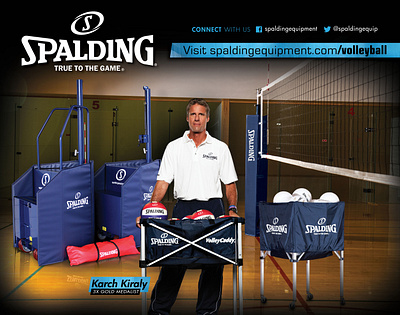 Spalding Volleyball Backdrop Banner backdrop banner