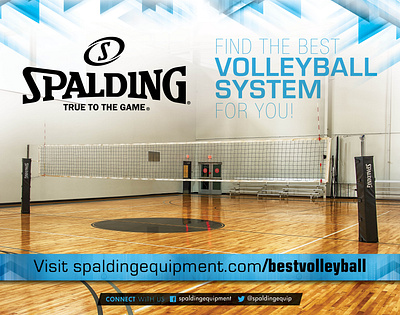 Spalding Volleyball Backdrop backdrop banner