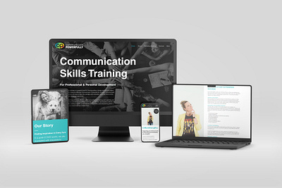 Communicate Powerfully - Website Development branding graphic design logo ui