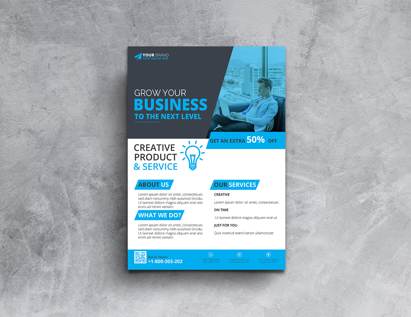 Custom Flyer Design By Asif A. On Dribbble