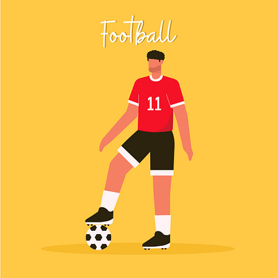 Football 2dcharacter animation animationcharacter art cartoonillustration colorful art design digitalart digitalillustration dribbble dribbblecommunity dribbbleshot flatart flatdesign football football player illustration player playtime sports