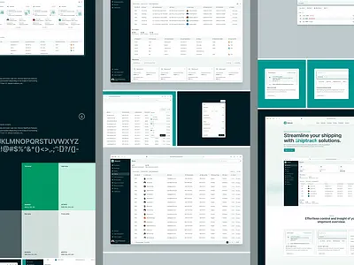 Shiptrack: Shipment Management App SaaS Behance Case Study animation behance cargo case study dashboard delivery logistics map product design saas shipment shipping showcase styleguide table tracking uiux uiux case study web design webapp
