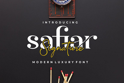 Free Modern Luxury Font Duo - Safiar Font branding display display luxury font duo fashion font duo invitation lettering ligature logo luxury magazine modern stylish unique
