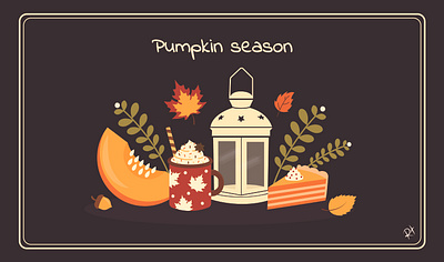 Pumpkin season adobe illustrator art artwork autumn design drawing graphic design illustration painting pumpkin vector