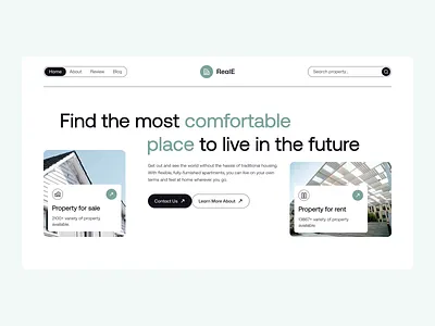 Real Estate Web Header apartment booking buy design hello dribbble home home rental landing page propert real estate rental sell ui uiux web design website