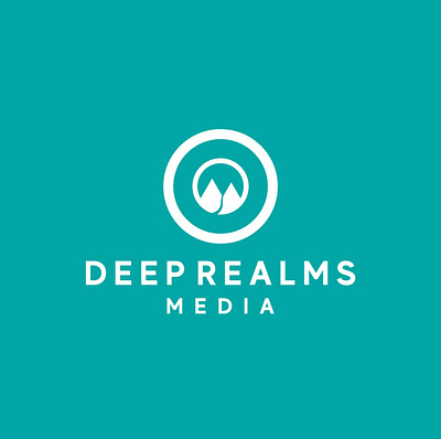 Deep Realms Media - Branding Design This is a logo and branding abstract design digital graphic design logo minimal modern photography