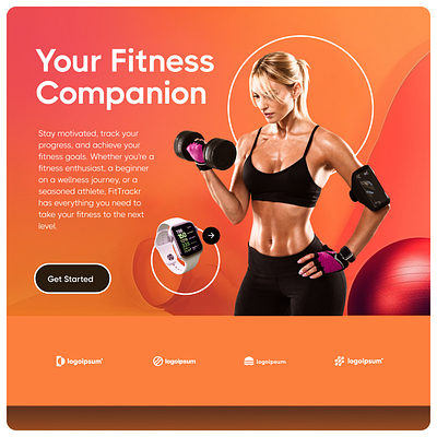 Fitness Companion - Apple Watch App Design