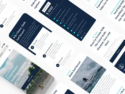 Aloha Surf Resort - Responsive landing page clean home page hotel cabin landing page mobile responsive responsive layout responsive website surfing trip vacation web web design website design