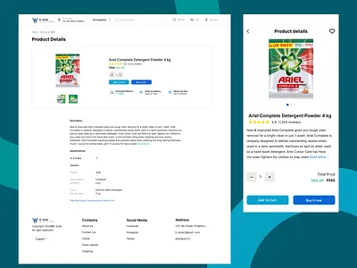 E-zone (Product Details) app design mobile app product details ui
