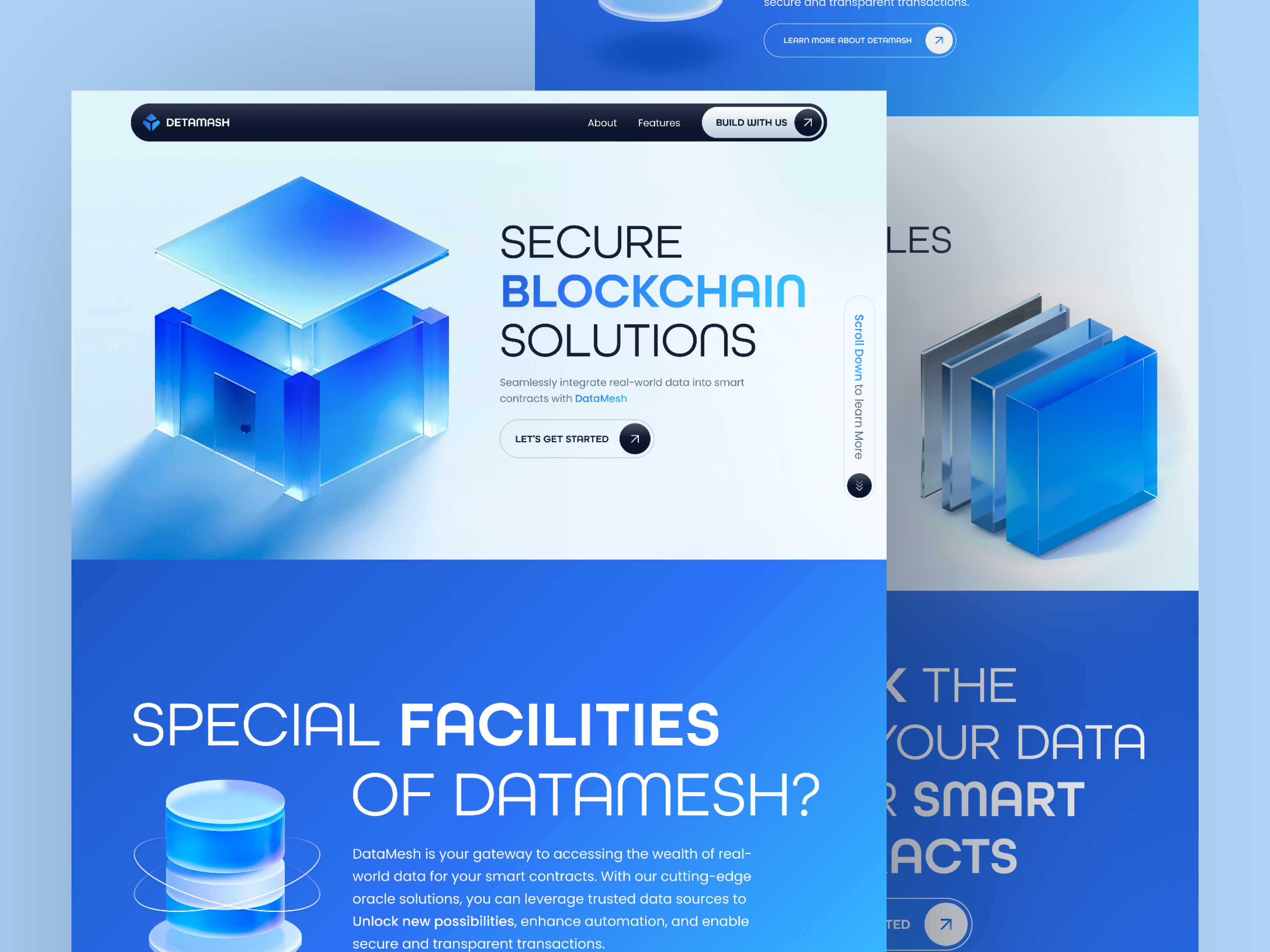 Blockchain Landing Page blockchain landing page blockchain security landing page blockchain solution blockchain website crypto crypto landing page crypto website cryptocurrency cryptocurrency website design landing page landing page design secure