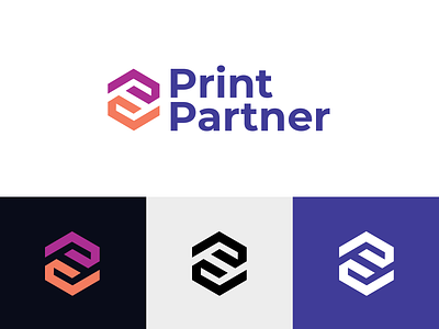 Print Partner logo design branding logo design branding creative digital graphic design logo offset print printing