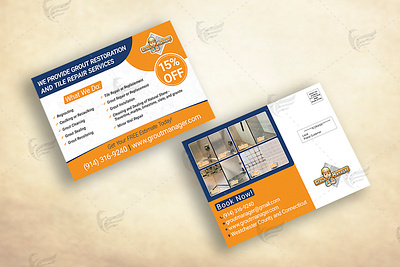 Restoration & Tile Repair EDDM Postcard Design design direct mail postcard directmailpostcard eddm eddm postcard eddm postcard design flyer postcard postcard design