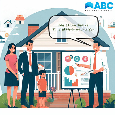 Mortgage Brokers SM Poster Design 1 design graphic design illustration