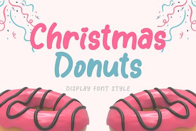 Christmas Donuts beautiful branding christmas design font font design graphic design halloween handwritten illustration kdp logo procreate svg ui valentine winter