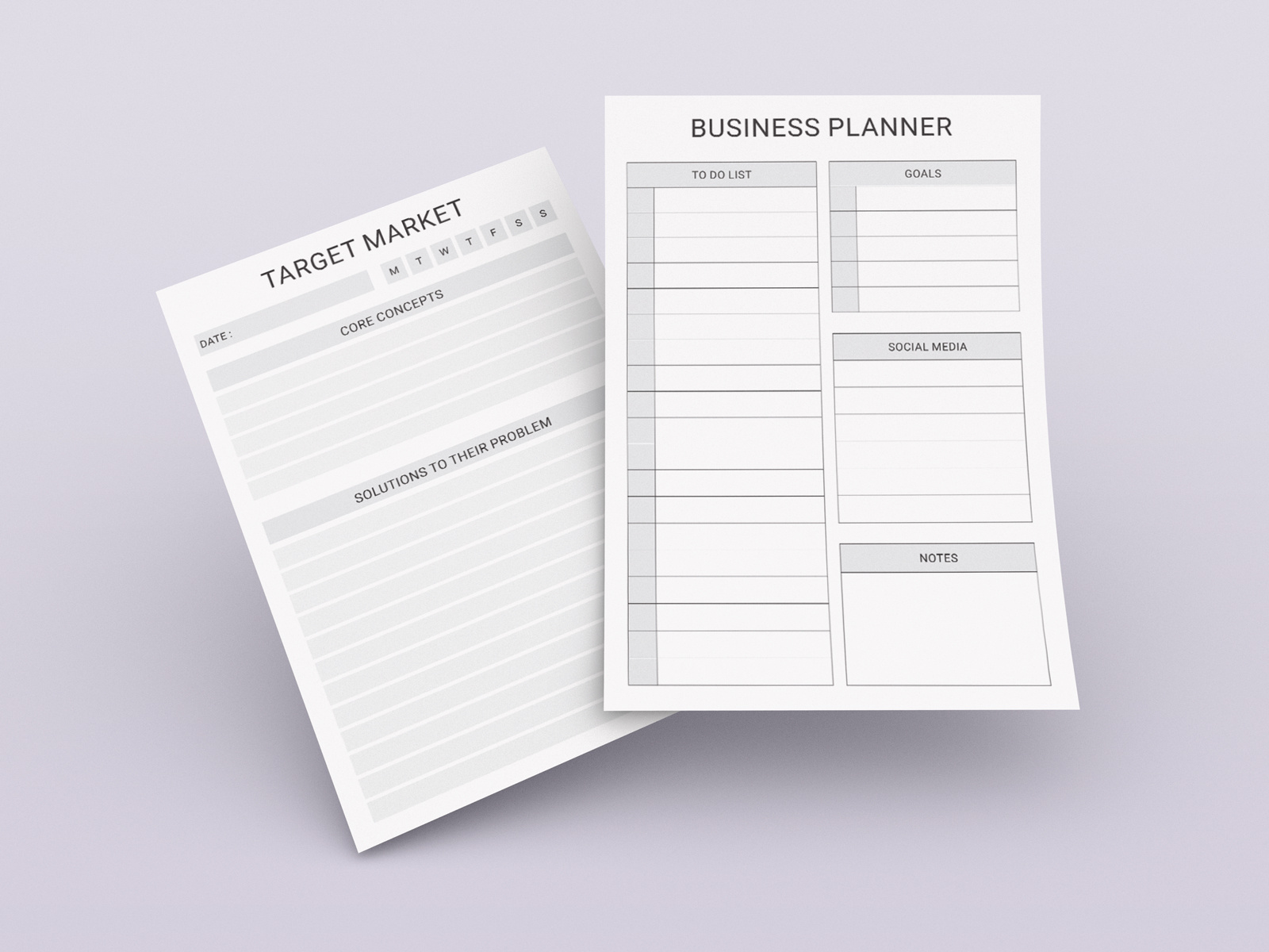 Business planner by JM on Dribbble