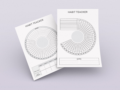 Habit Teacker Planner 3d animation branding graphic design habit teacker planner logo motion graphics ui