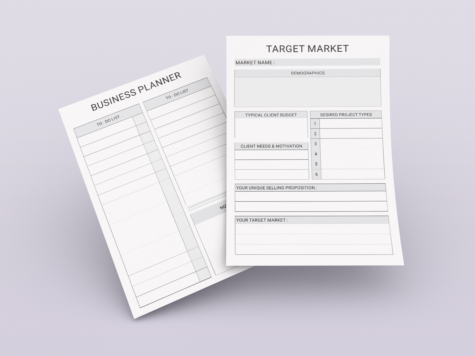 Business Planner by JM on Dribbble