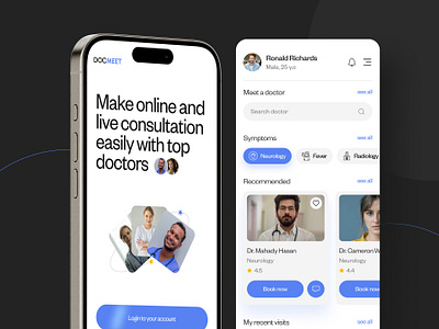 Health and Wellness App Design branding design figma figmadesign minimal ui ux