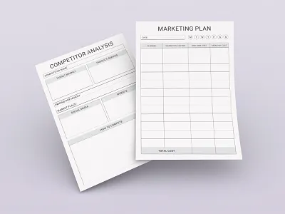 Marketing Plan 3d animation branding graphic design logo marketing plan motion graphics ui