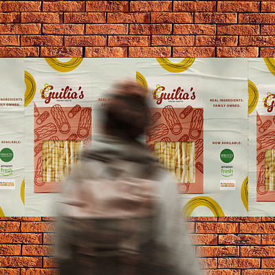 Guilia's Advertisement Example branding design food foodlogo foodmarketer foodmarketing graphic design logo logo design typography