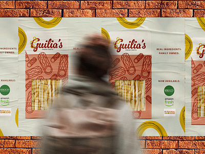 Guilia's Advertisement Example branding design food foodlogo foodmarketer foodmarketing graphic design logo logo design typography