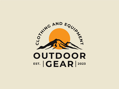 Outdoor Gear Clothing Logo Concept branding design graphic design illustration logo vector