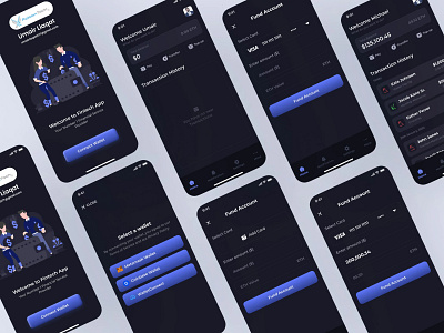 FinTech Mobile Application Design 📱💰 darkthemeui digitalwallet dribbbleportfolio financeappdesign fintechdesign mobileappui seamlesstransactions uiinnovation userexperience