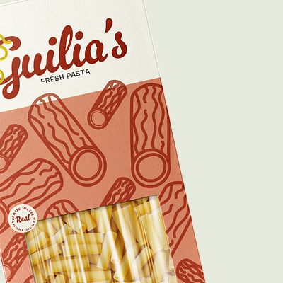 Guilia's Brand Packaging Example branding design food packaging foodmarketing graphic design logo logo design mockups packaging typography vector